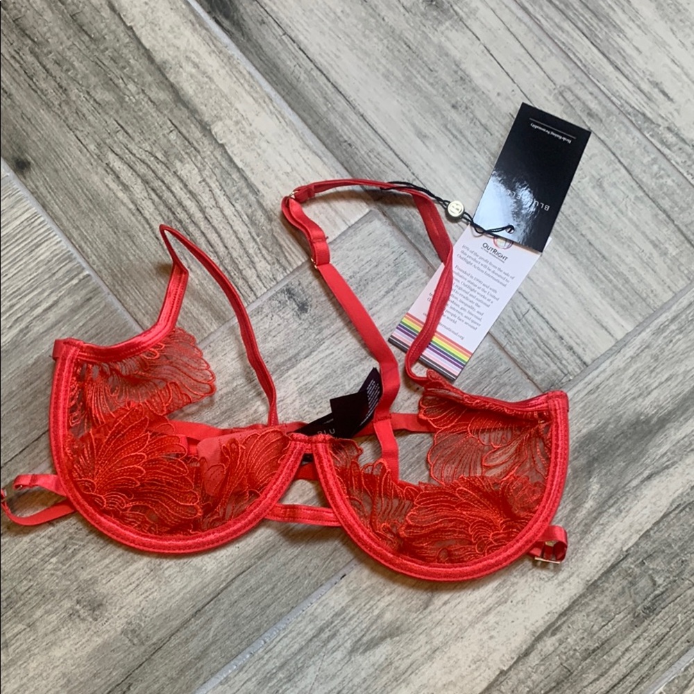Bluebella Red Lace Bra